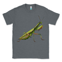 Charcoal Heather mantis Classic Tee - LillyAllenDesigns