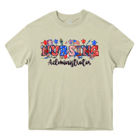 Mossy 4th of july nursing administrator Heavy Core Tee - NancyCooperArtShop