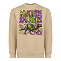 Mushroom Mardi Saurus Rex Heavyweight Sweatshirt - HowdyJamesFarm