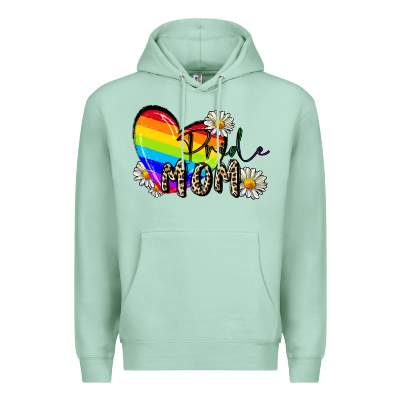 Pride Mom Mother's Day Premium Hoodie by FaDigitalArtStudio | Teevron