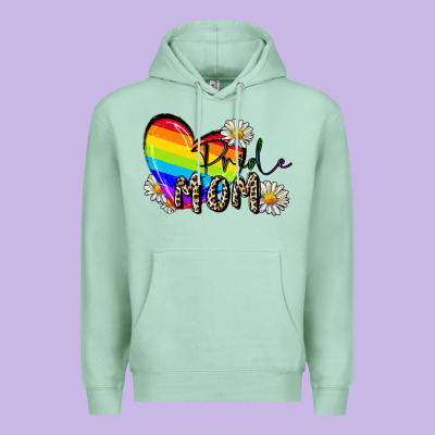 Pride Mom Mother's Day Premium Hoodie Designed By Fadigitalartstudio