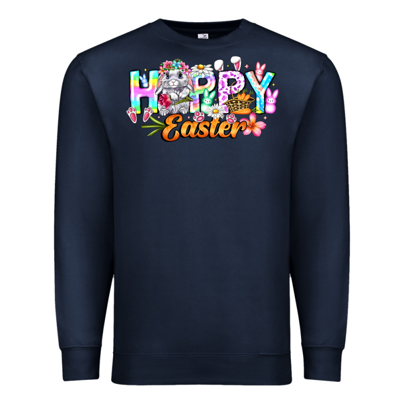 Happy Easter Premium Sweatshirt by CowhideDigitalArt | Teevron