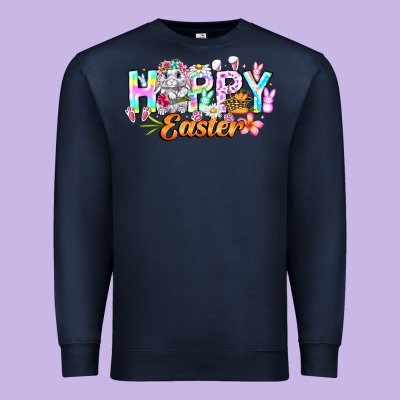 Happy Easter Premium Sweatshirt Designed By Cowhidedigitalart