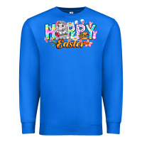 True Royal Happy Easter Premium Sweatshirt - CowhideDigitalArt