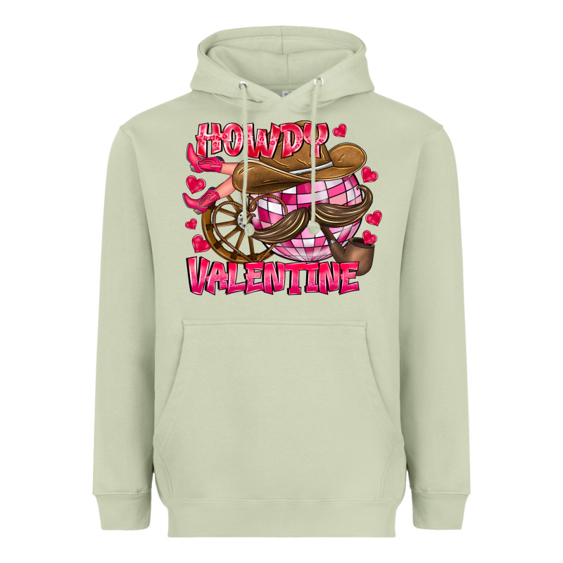 Howdy Valentine Heavyweight Hoodie by CowhideDigitalArt | Teevron