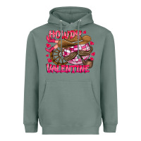 Sage Howdy Valentine Heavyweight Hoodie - CowhideDigitalArt