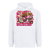 White Howdy Valentine Heavyweight Hoodie - CowhideDigitalArt