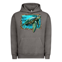 Pigment Tornado sea turtle with background Urban Hoodie - Artiststas