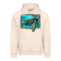 Sandshell sea turtle with background Urban Hoodie - Artiststas