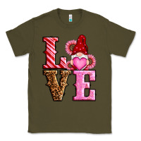 Army Green love valentines day gnomes Classic Tee - RanaPortraitStore
