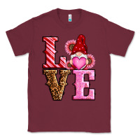 Burgundy love valentines day gnomes Classic Tee - RanaPortraitStore