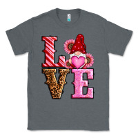 Charcoal Heather love valentines day gnomes Classic Tee - RanaPortraitStore