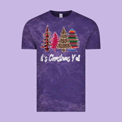 Merry Christmas Pine Tree Vintage Tee Designed By Bettercallsaul