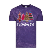 Cloud Purple Merry Christmas Pine Tree Vintage Tee - Bettercallsaul