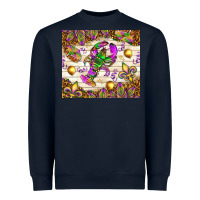 Navy Mardi Gras with crab tumbler Heavyweight Sweatshirt - HowdyJamesFarm