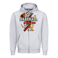 Baseball Mama Zipper Hoodie | Teevron