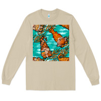 Mushroom Fall gnomes Long Sleeve Tee - NancyCooperArtShop
