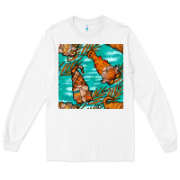 White Fall gnomes Long Sleeve Tee - NancyCooperArtShop