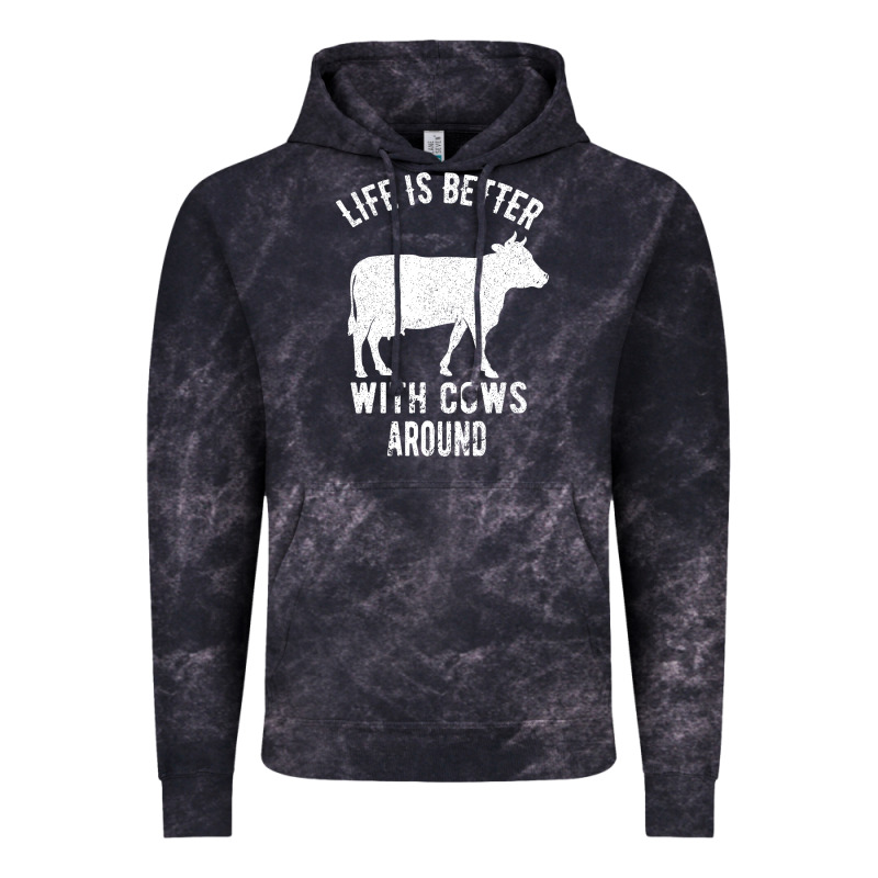 Life Is Better With Cows Around Vintage Hoodie by Bettercallsaul | Teevron