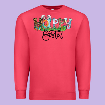Happy Easter Premium Sweatshirt Designed By Cowhidedigitalart