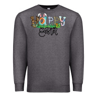 Charcoal Heather Happy Easter Premium Sweatshirt - CowhideDigitalArt