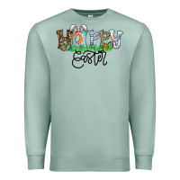 Seafoam Happy Easter Premium Sweatshirt - CowhideDigitalArt