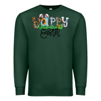 Sports Green Happy Easter Premium Sweatshirt - CowhideDigitalArt