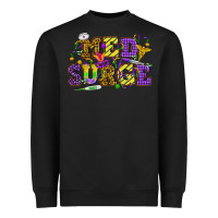 Black Mardi Gras Med Surge Heavyweight Sweatshirt - HowdyJamesFarm