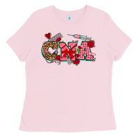 Bubblegum Pink valentines day cna Ladies Tee - NancyCooperArtShop