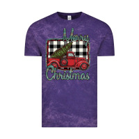 Cloud Purple Merry Christmas Truck Vintage Tee - Bettercallsaul
