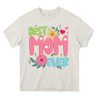 Cream best mom ever Heavy Core Tee - JahusDesignShop