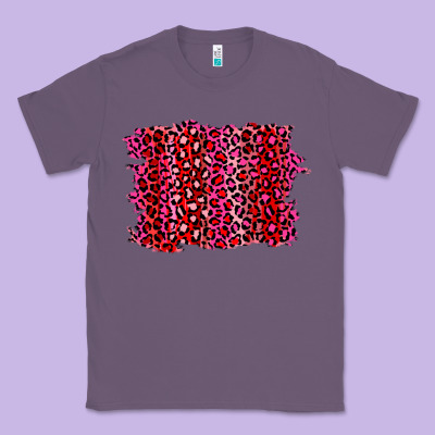 Pink Leopard Background Classic Tee Designed By Ranaportraitstore