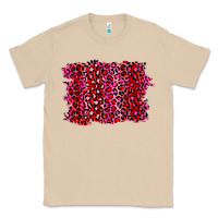 Mushroom pink leopard background Classic Tee - RanaPortraitStore