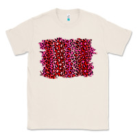Natural pink leopard background Classic Tee - RanaPortraitStore