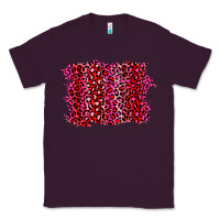 Plum pink leopard background Classic Tee - RanaPortraitStore