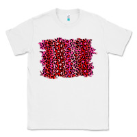 White pink leopard background Classic Tee - RanaPortraitStore
