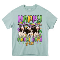 Arona happy mardi gras y'all Heavy Core Tee - MaliasSmallBusiness