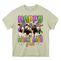 Mossy happy mardi gras y'all Heavy Core Tee - MaliasSmallBusiness