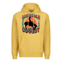 Antique Gold American cowboy Premium Hoodie - FaDigitalArtStudio
