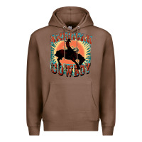 Chestnut American cowboy Premium Hoodie - FaDigitalArtStudio