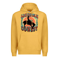 Mustard American cowboy Premium Hoodie - FaDigitalArtStudio