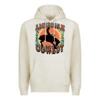 Oatmeal Heather American cowboy Premium Hoodie - FaDigitalArtStudio