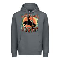 Rock American cowboy Premium Hoodie - FaDigitalArtStudio