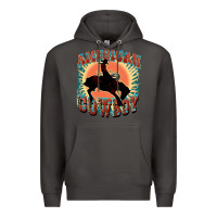 Smoke American cowboy Premium Hoodie - FaDigitalArtStudio