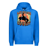 True Royal American cowboy Premium Hoodie - FaDigitalArtStudio