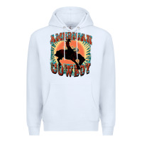 White American cowboy Premium Hoodie - FaDigitalArtStudio