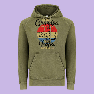Being Grandpa İs An Honor Being Papa İs Priceless Vintage Hoodie Designed By Bettercallsaul