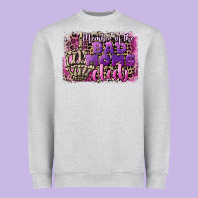 Member Of The Bad Moms Club Mother's Day Heavyweight Sweatshirt Designed By Cowgirlartshop