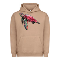 Pigment Burro sea turtle pink glitter Urban Hoodie - Artiststas