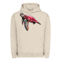 Pigment French Oak sea turtle pink glitter Urban Hoodie - Artiststas
